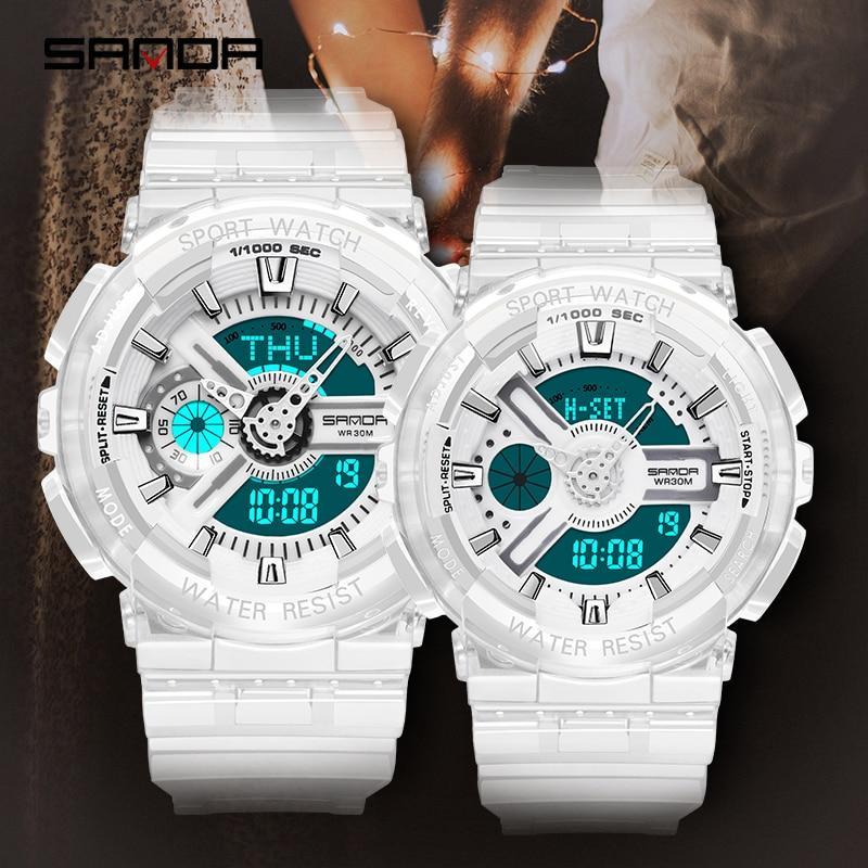 New Stylish Transparent Multi Colour Sports Watches For Men And Women-FunkyTradition