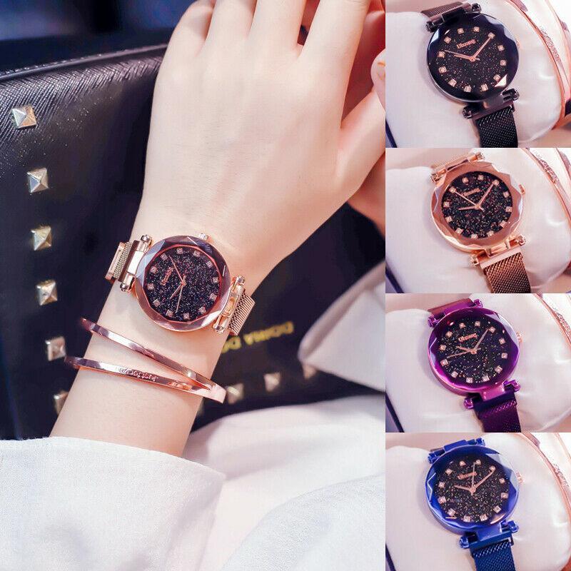 Starry Sky Watch Waterproof Magnet Strap Stainless Steel Women Watch-FunkyTradition