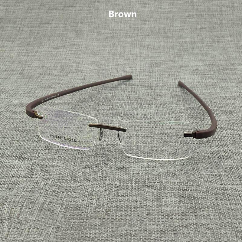 New Fashion Retro Glasses frame Frameless Metal For Men Women - FunkyTradition