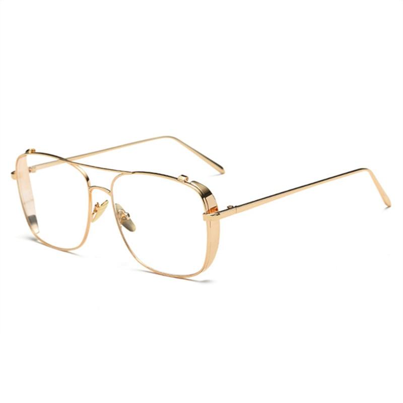 Optical Alloy Glasses Frame Women Men Oversized Transparent Eyeglasses Frames - JACK MARC