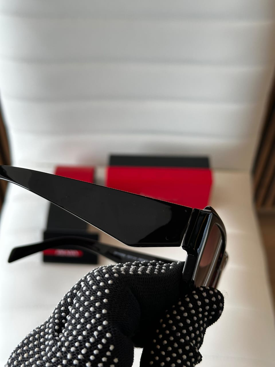 Luxury Black Rectangular Sunglasses – Oversized UV Protection Fashion Eyewear for Men & Women