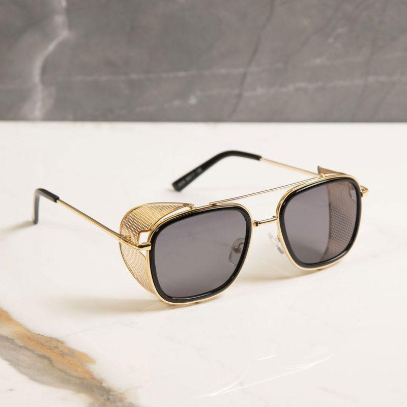 Metal Frame Side Cap Sunglasses For Men And Women-FunkyTradition