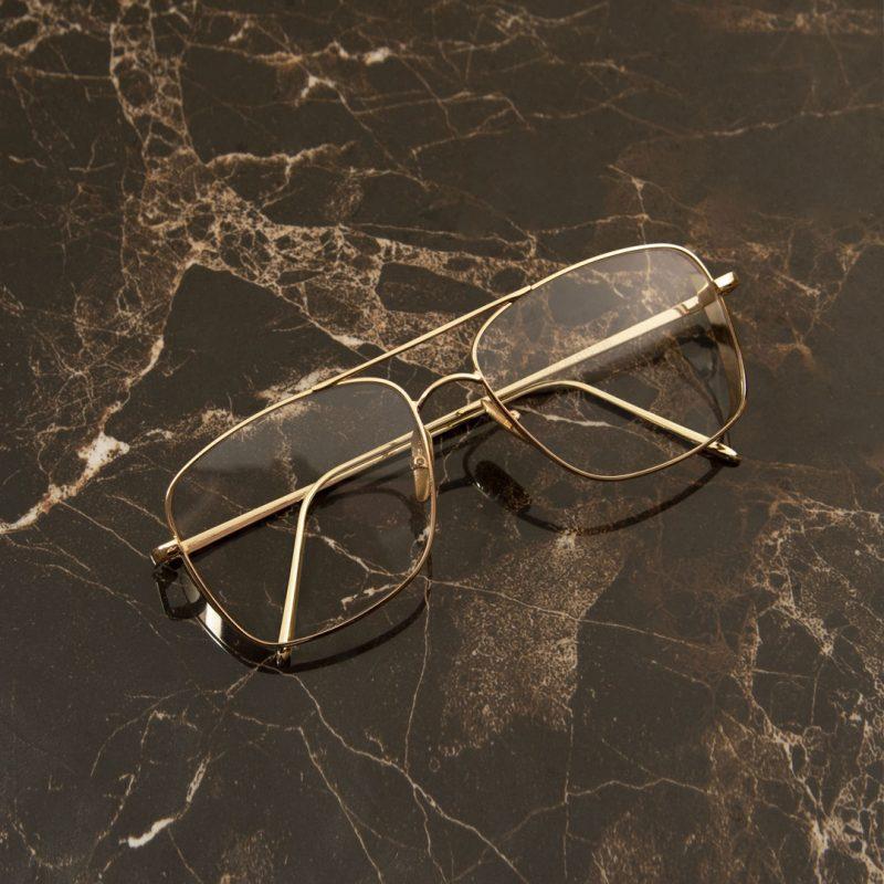 Metal Square Side Cap Sunglasses For Men And Women-FunkyTradition