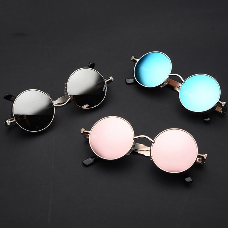 New Metal Alloy Round Sunglasses For Men And Women- FunkyTradition