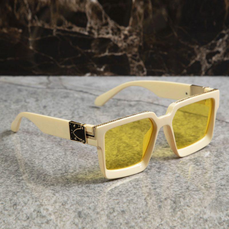 Sahil Khan Metal Frame Square Sunglasses For Men And Women-FunkyTradition