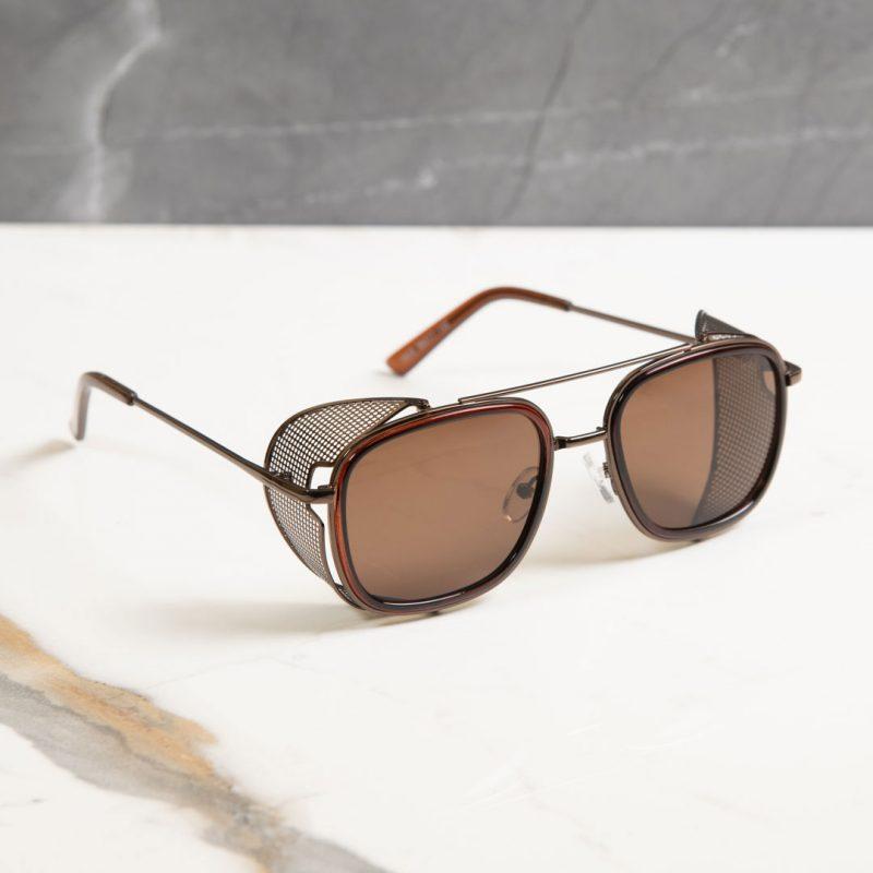 Metal Frame Side Cap Sunglasses For Men And Women-FunkyTradition