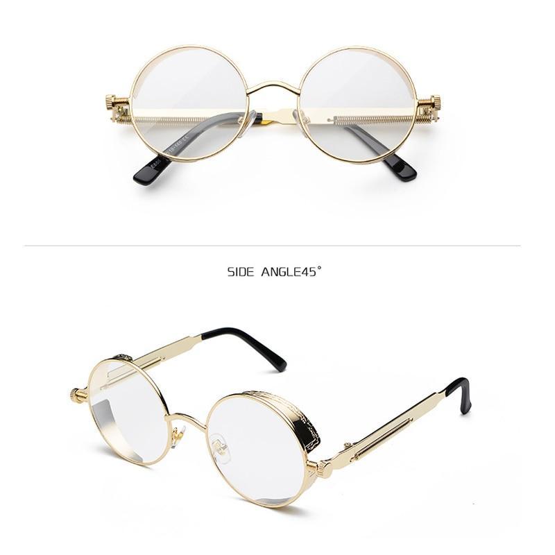 New Metal Alloy Round Sunglasses For Men And Women- FunkyTradition