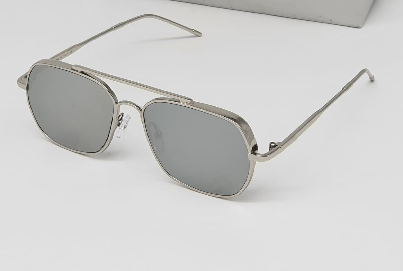 Virat Kohli Stylish Square Metal Frame Sunglasses For Men And Women-FunkyTradition