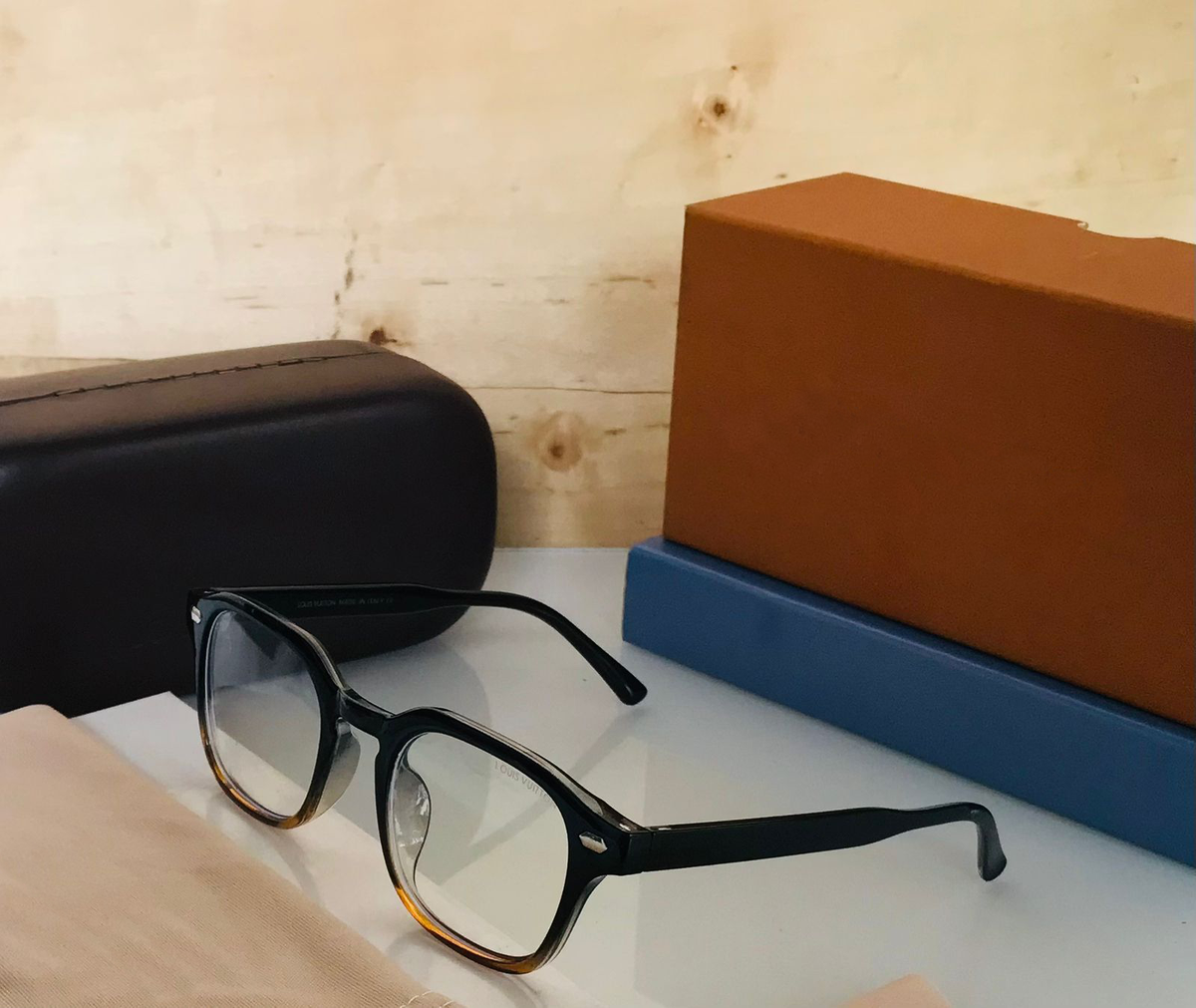 David Beckham Inspired Black Square Eyeglasses – Premium Fashion Optical Frame