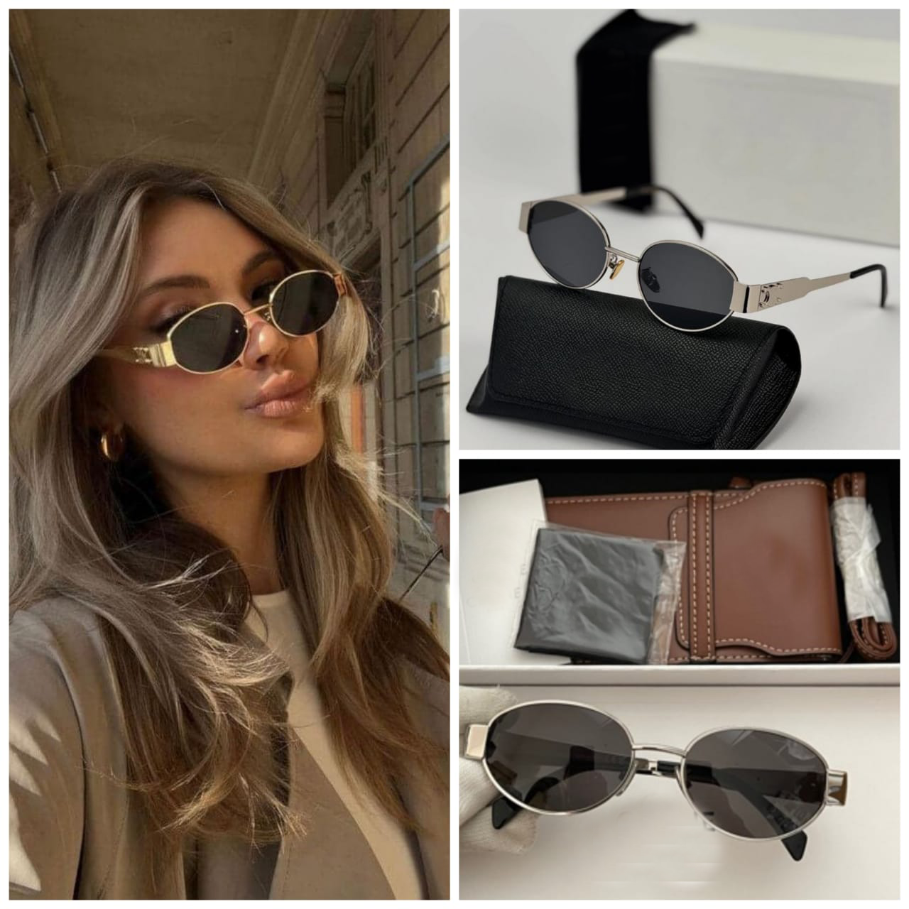 Vintage Oval Retro Sunglasses for Women – Trendy UV400 Fashion Shades