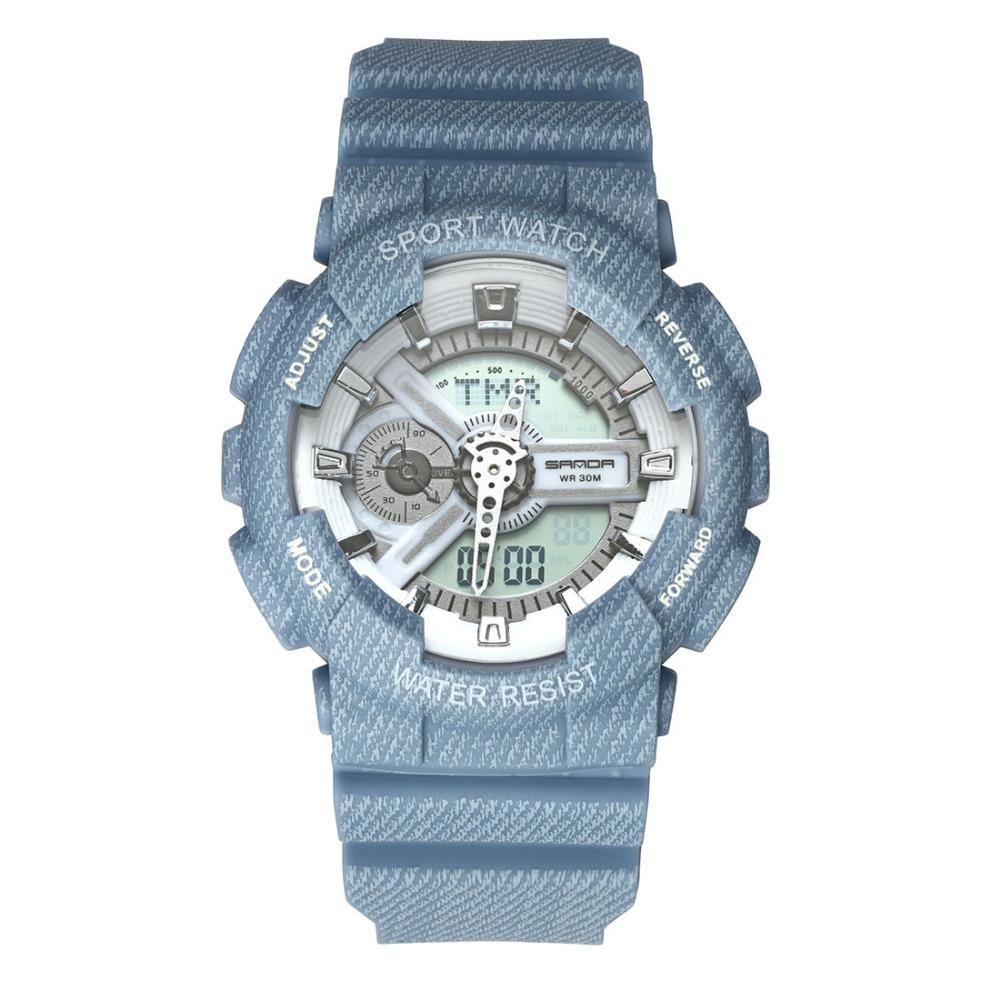 New Fashion Casual Sports Digital Rubber Cowboy Waterproof Watch For Men And Women-FunkyTradition