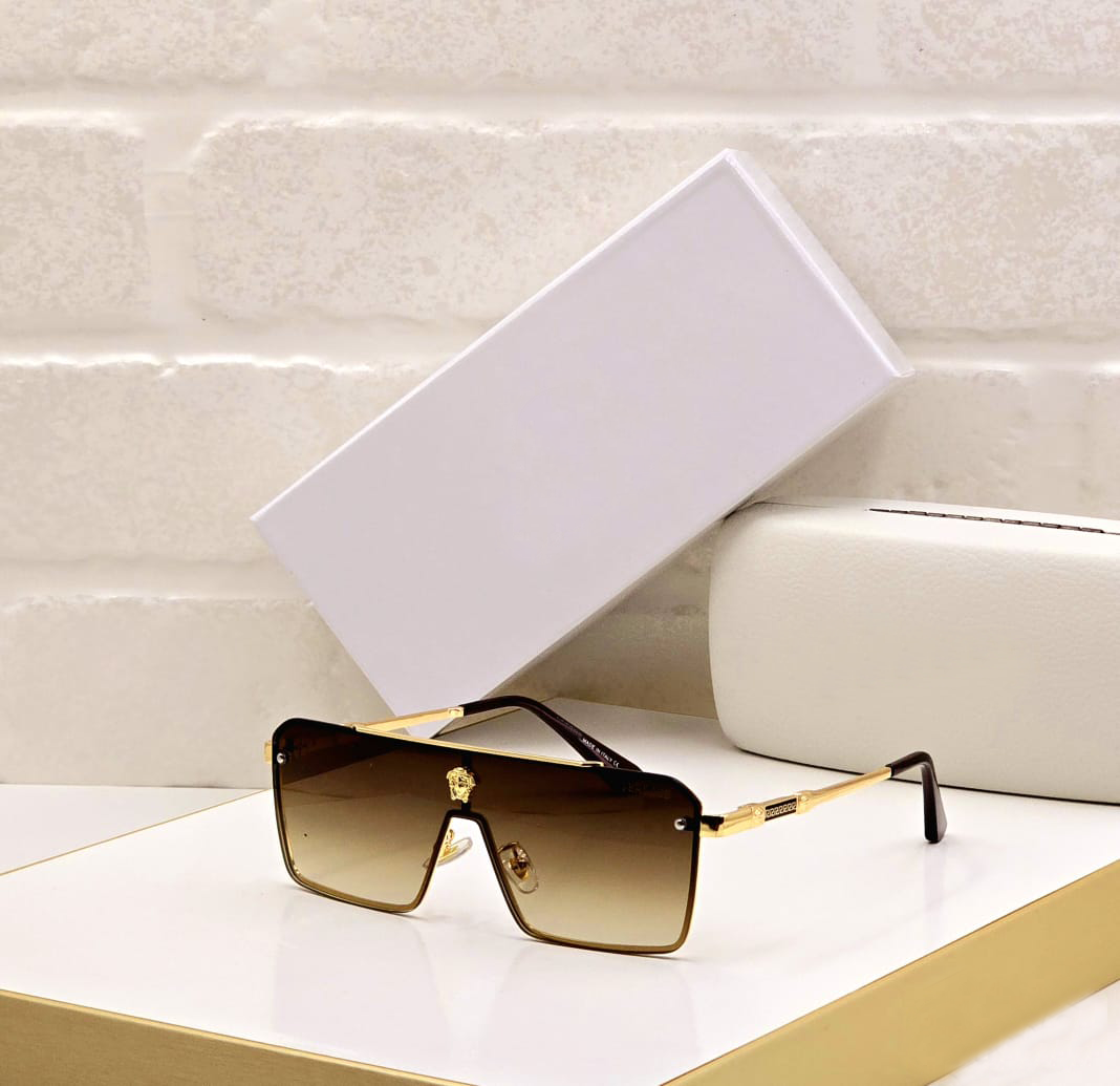 Luxury Shield Sunglasses – Oversized Unisex | Black, Brown, Green, Purple, Blue