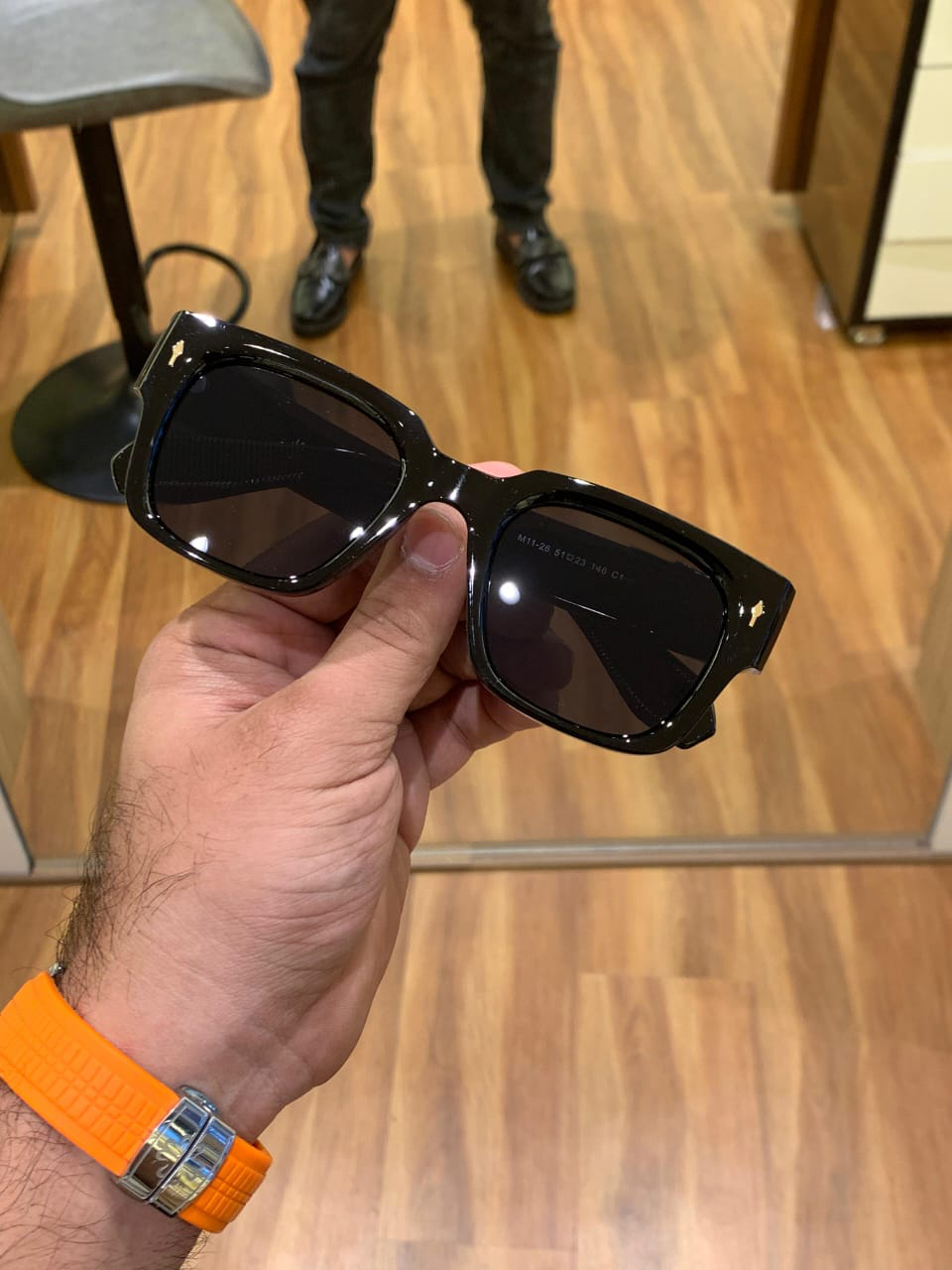 Bobby Deol Inspired Black Square Sunglasses – Premium Luxury Unisex Eyewear with UV Protection