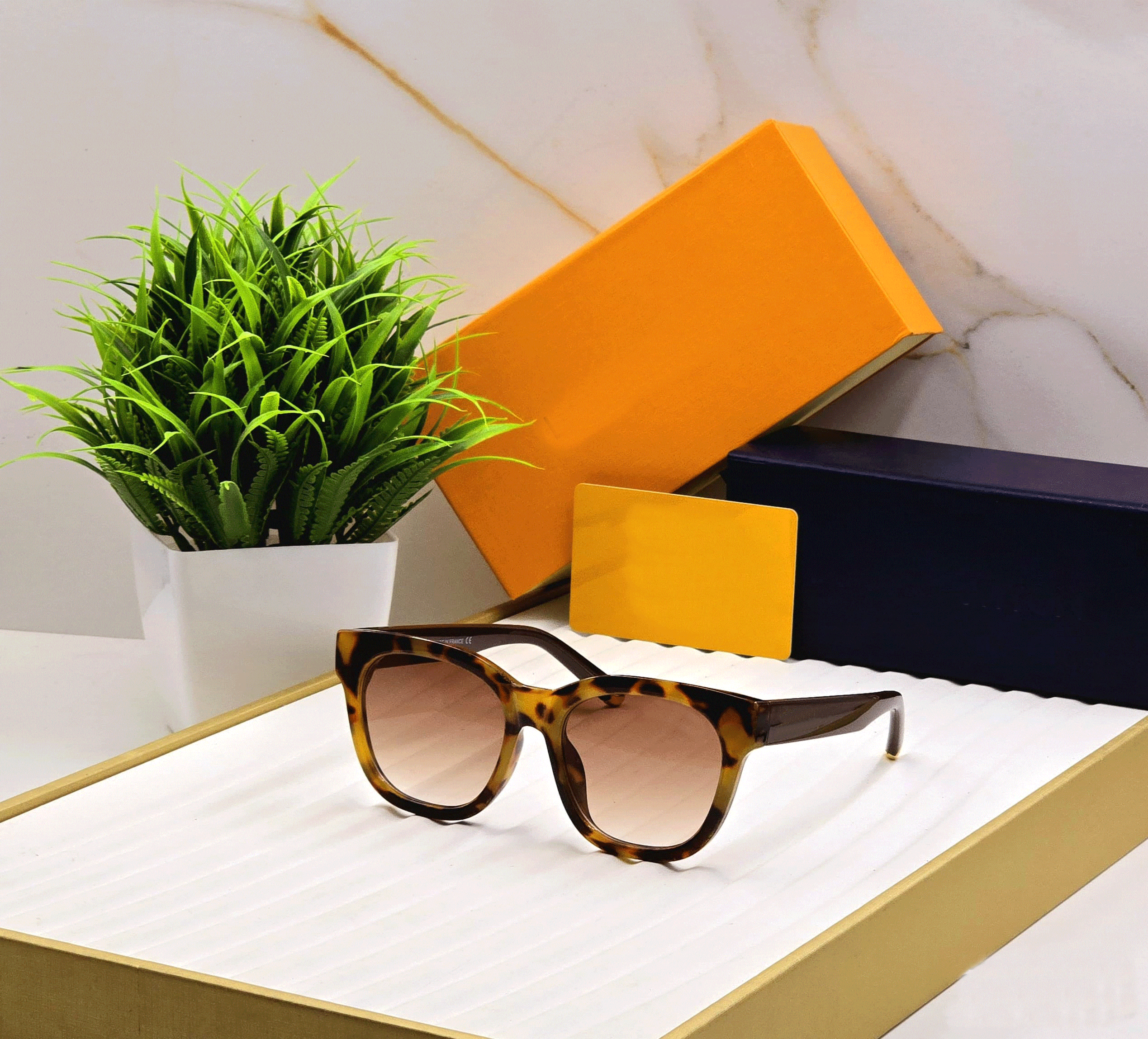 Multicolor Luxury Oversized Square Sunglasses for Women- FunkyTradition