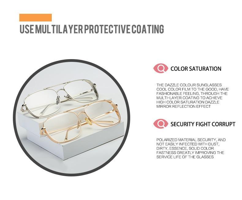 Stylish Metal Square Frame For Men And Women - FunkyTradition