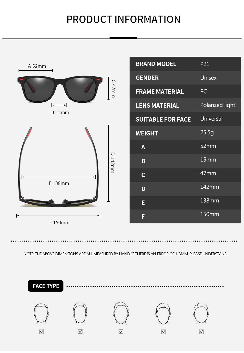 New Premium Polarized Square Sunglasses For Men And Women -FunkyTradition
