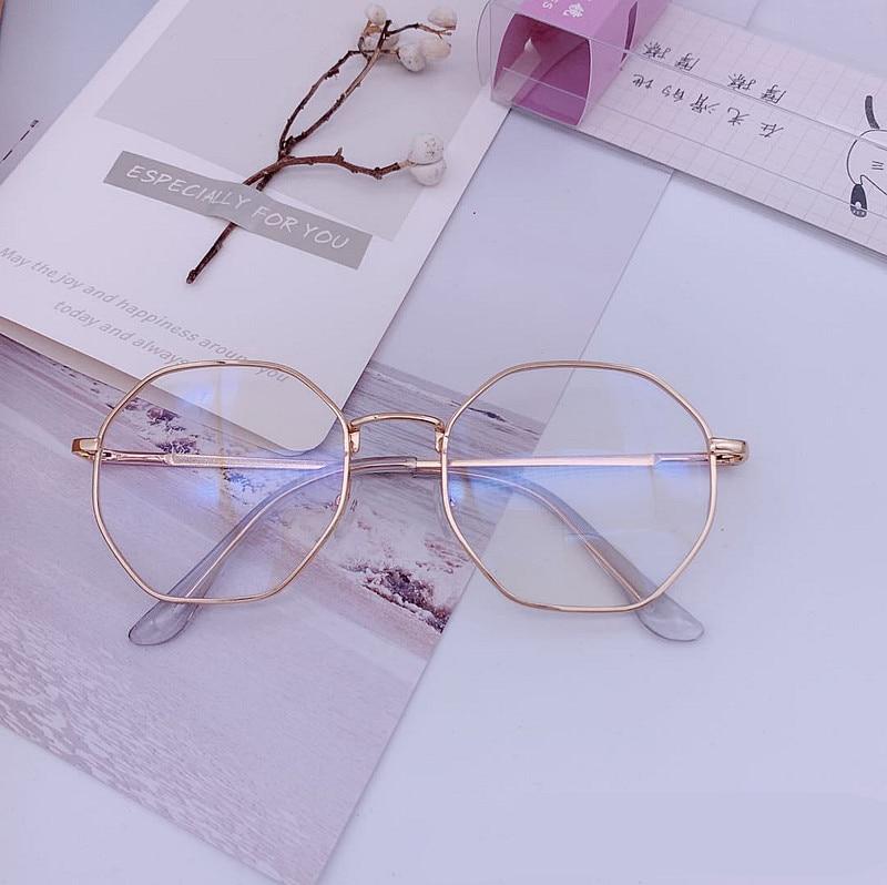 Stylish Polygon Clear Lens Sunglasses For Men And Women -FunkyTradition