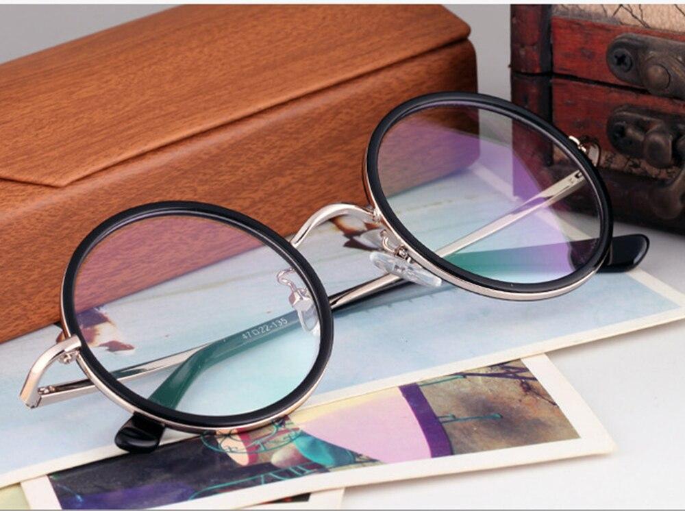 Round Reading Glasses Titanium Spectacles - FunkyTradition