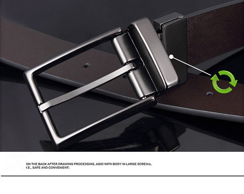New Brand designer belts men high-quality genuine leather belt man- Funky Tradition