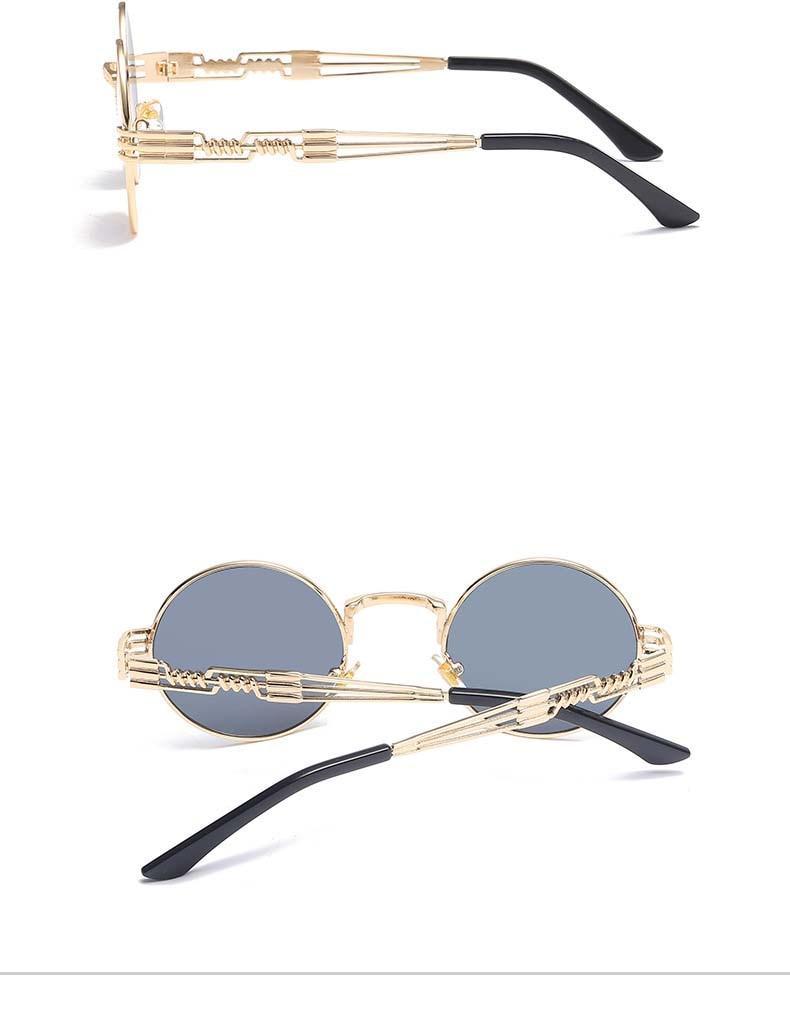 Metal Alloy Round Sunglasses For Men And Women -FunkyTradition