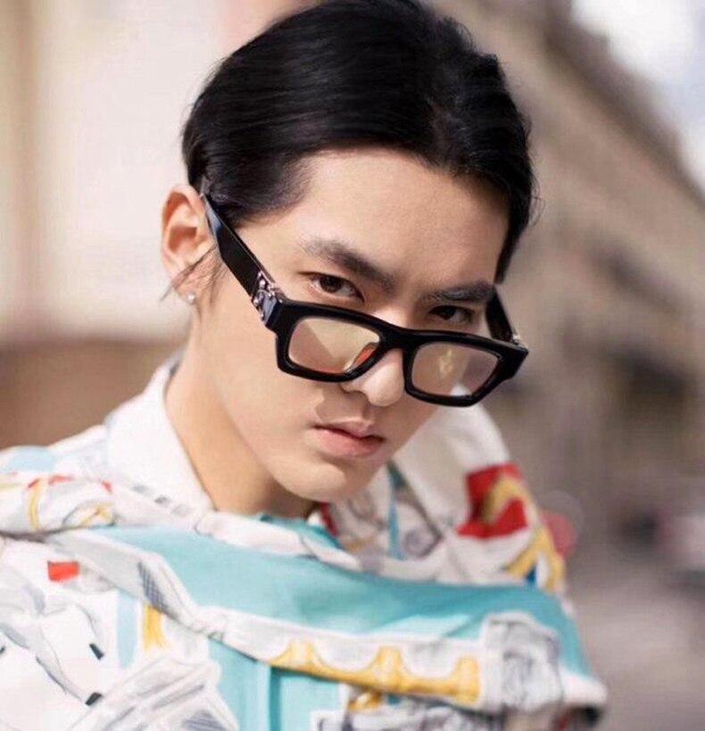 Modern Square Style Vintage Gradient Sunglasses For Men And Women-FunkyTradition