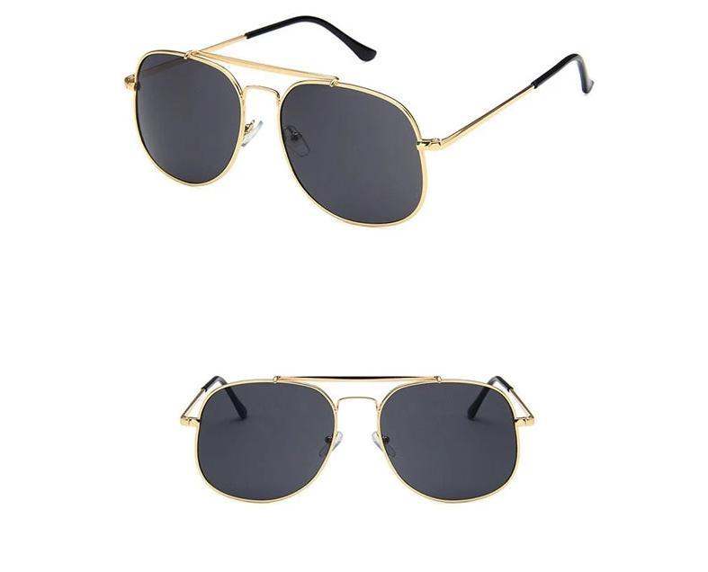 Stylish Metal Square Sunglasses For Men And Women-FunkyTradition