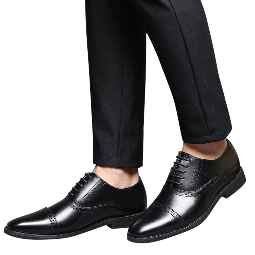 Oxford Leather Shoes For Men Casual Formal And Party Wear- FunkyTradition