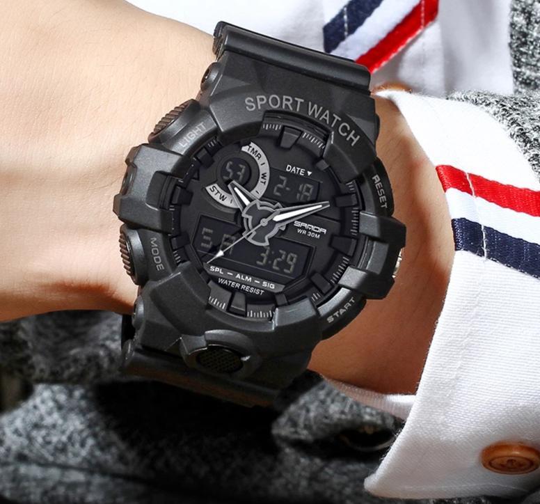 New Luxury LED Digital Waterproof Wristwatch For Men And Women-FunkyTradition