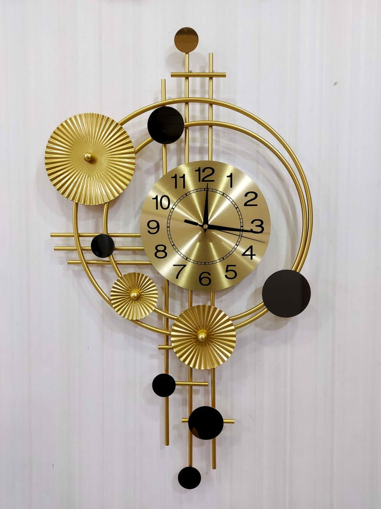 3D Designer Big Colorful Metal Wall Clock And Art- Funkytradition Clocks