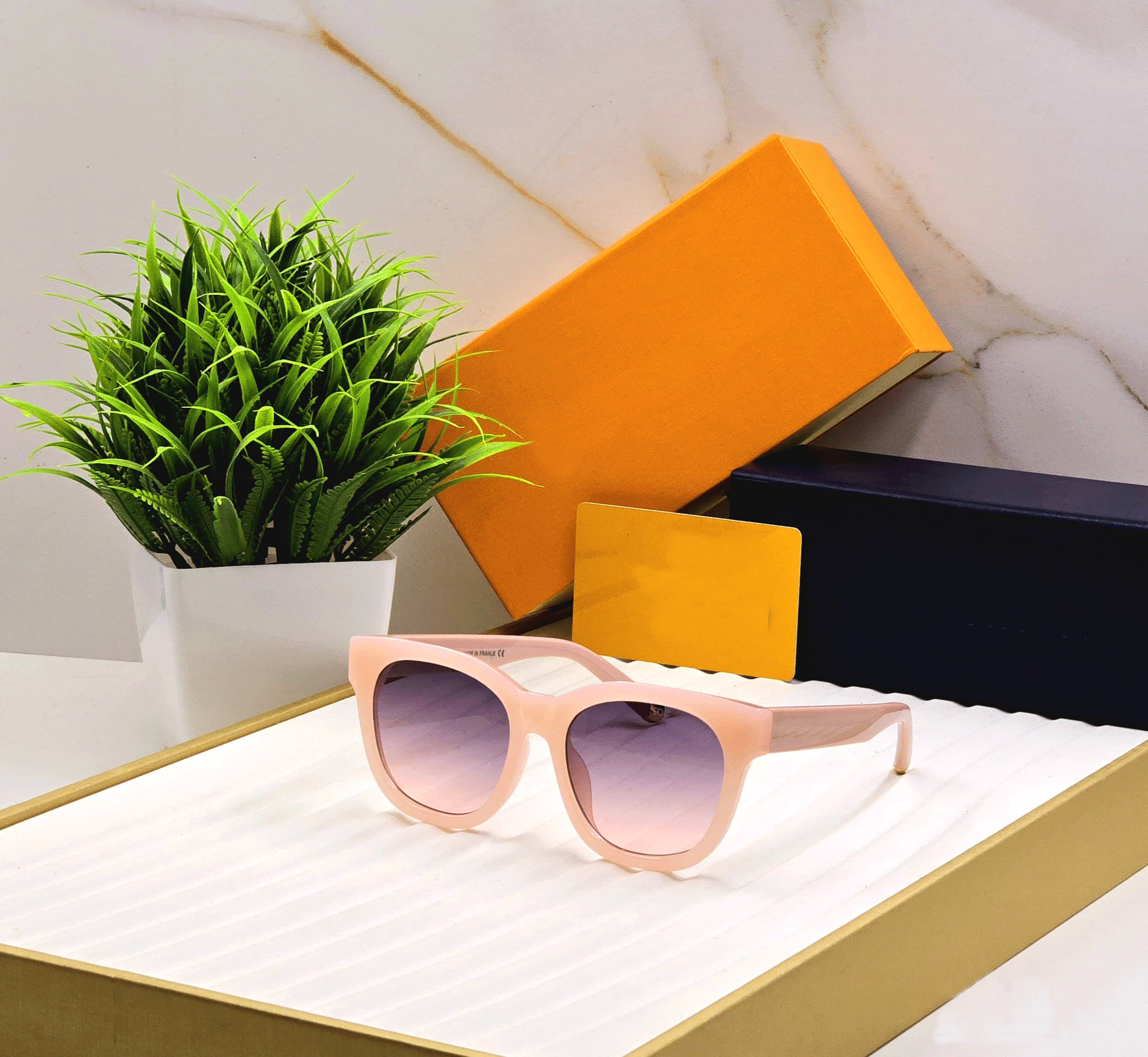 Multicolor Luxury Oversized Square Sunglasses for Women- FunkyTradition