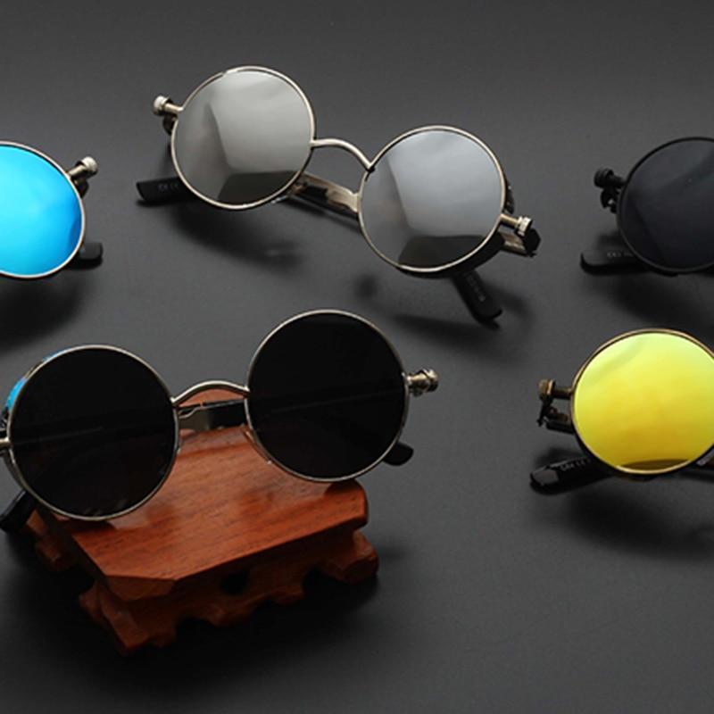 New Metal Alloy Round Sunglasses For Men And Women- FunkyTradition