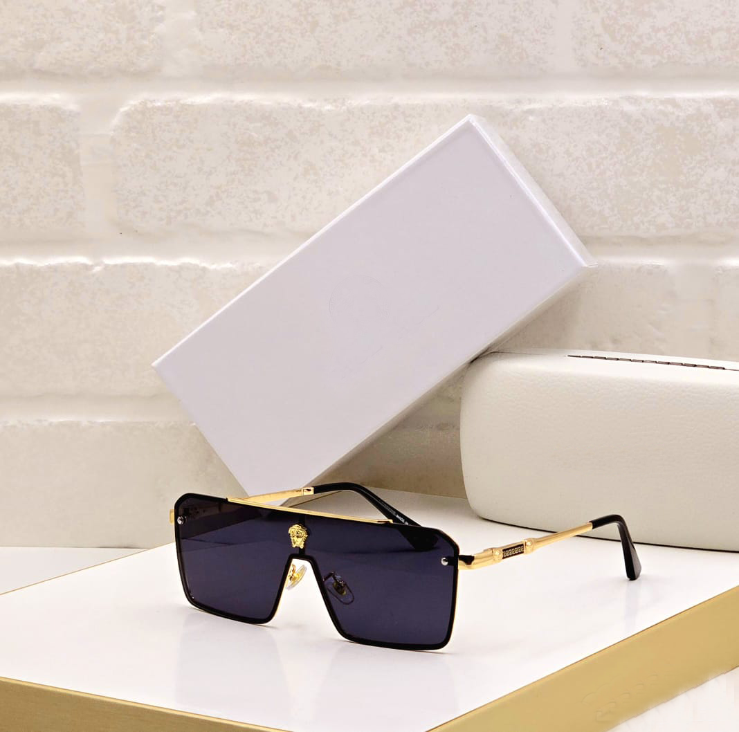 Luxury Shield Sunglasses – Oversized Unisex | Black, Brown, Green, Purple, Blue