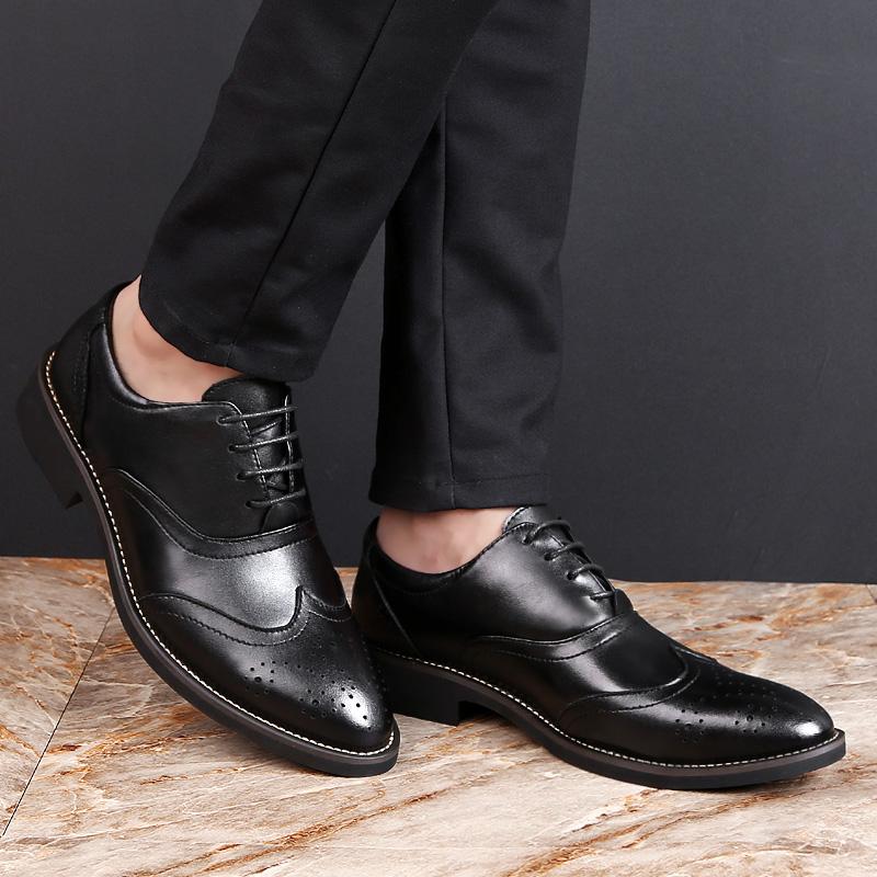 Stylish Oxford Brogues Formal Shoes For Men-FunkyTradition