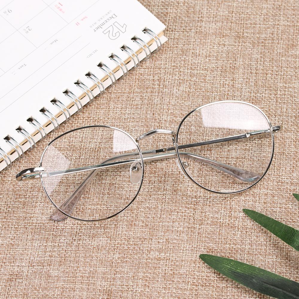 New Stylish Eyeglasses Round Metal Frame Reading Glasses Eyewear Vintage Women Men - FunkyTradition