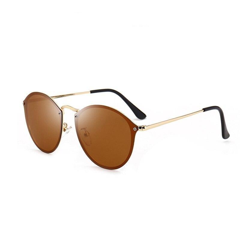 Stylish Rimless Cool Round Sunglasses For Men And Women -FunkyTradition