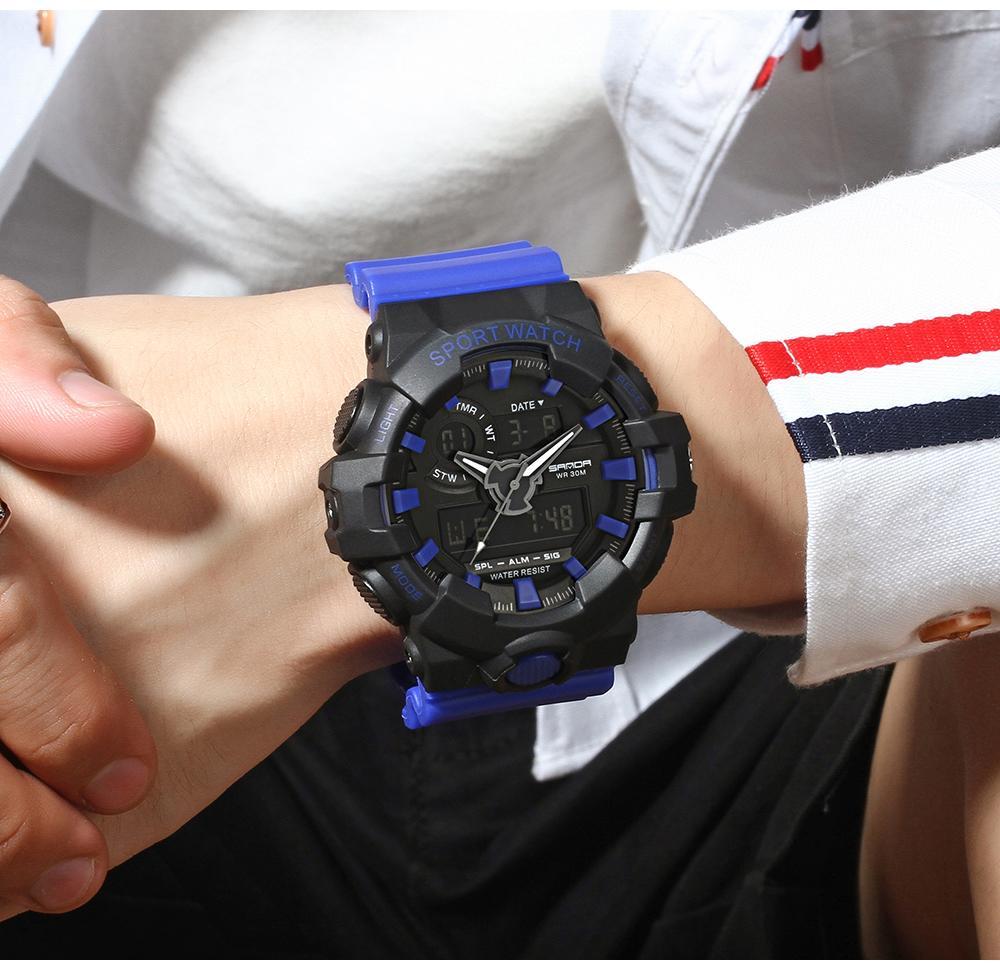 New Luxury LED Digital Waterproof Wristwatch For Men And Women-FunkyTradition