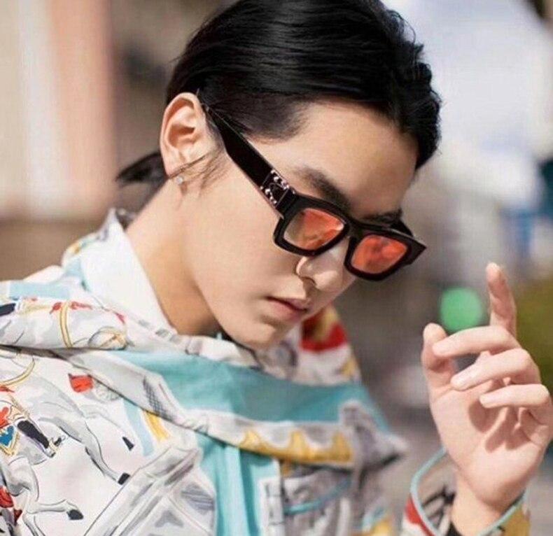 Modern Square Style Vintage Gradient Sunglasses For Men And Women-FunkyTradition