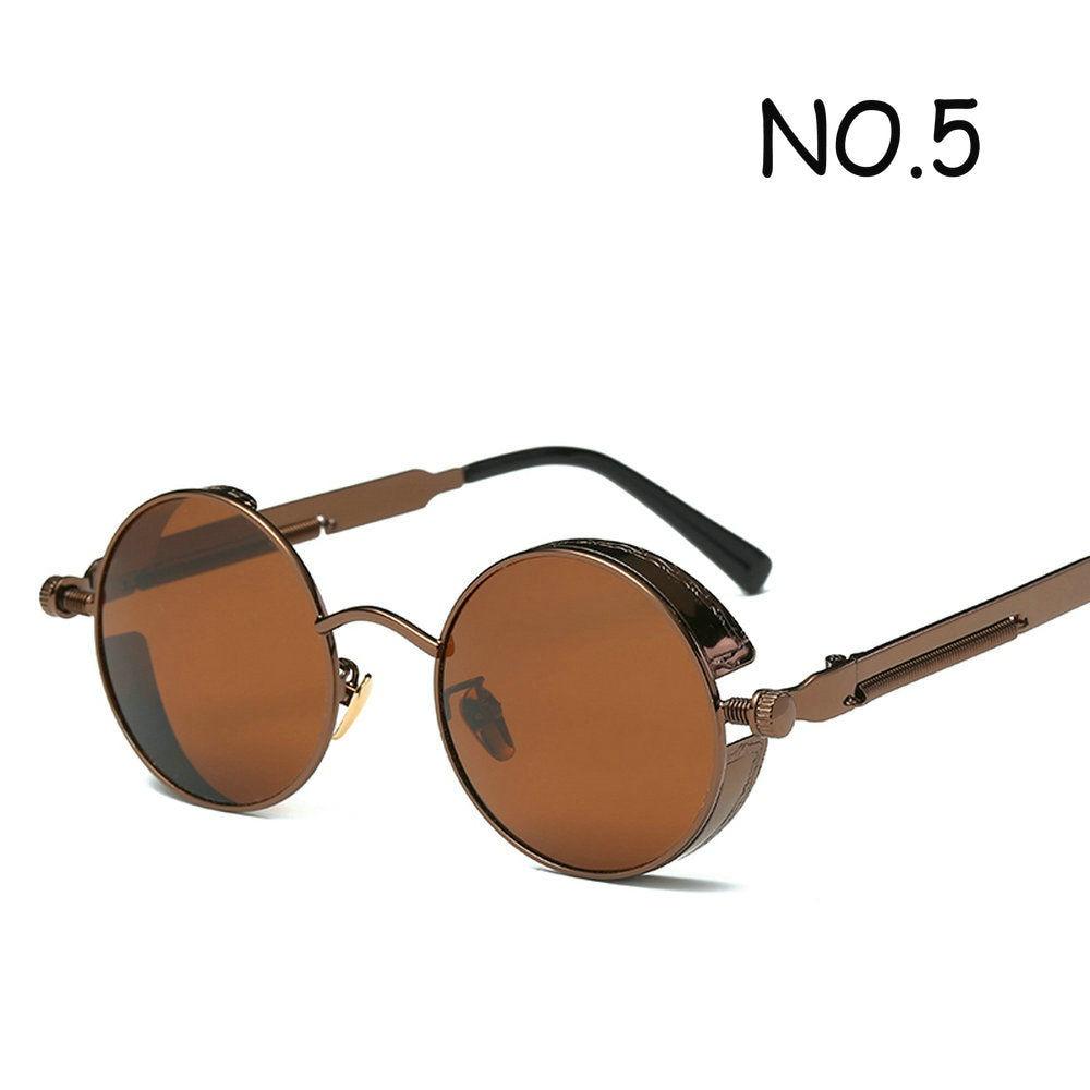 New Round Metal Design Sunglasses For Men And Women -FunkyTradition