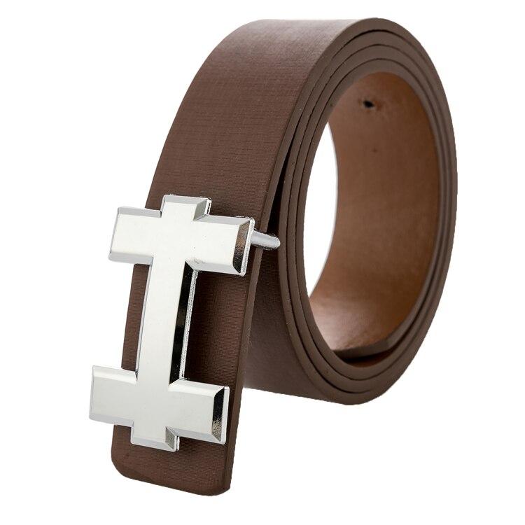 Trendy Square H Pattern Belt For Men-FunkyTradition