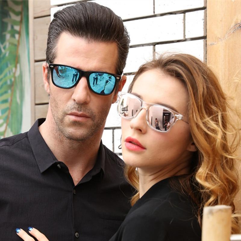 New Stylish Wayfarer Reflective Mirror Sunglasses For Men And Women-FunkyTradition