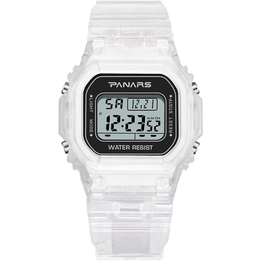 Luxury Transparent Square Sports Watches For Men And Women-FunkyTradition