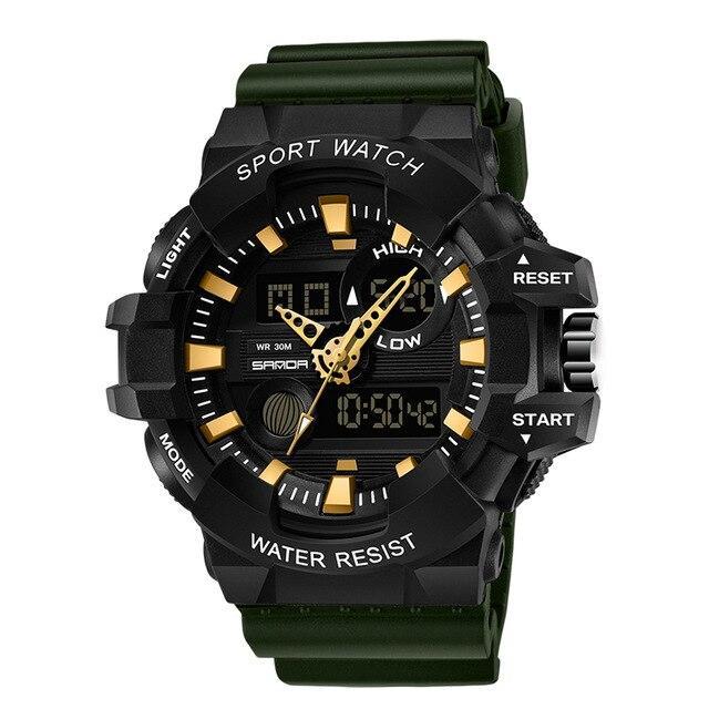 Luxury Led Plus Analog Digital Military Quartz Watch For Men And Women-FunkyTradition