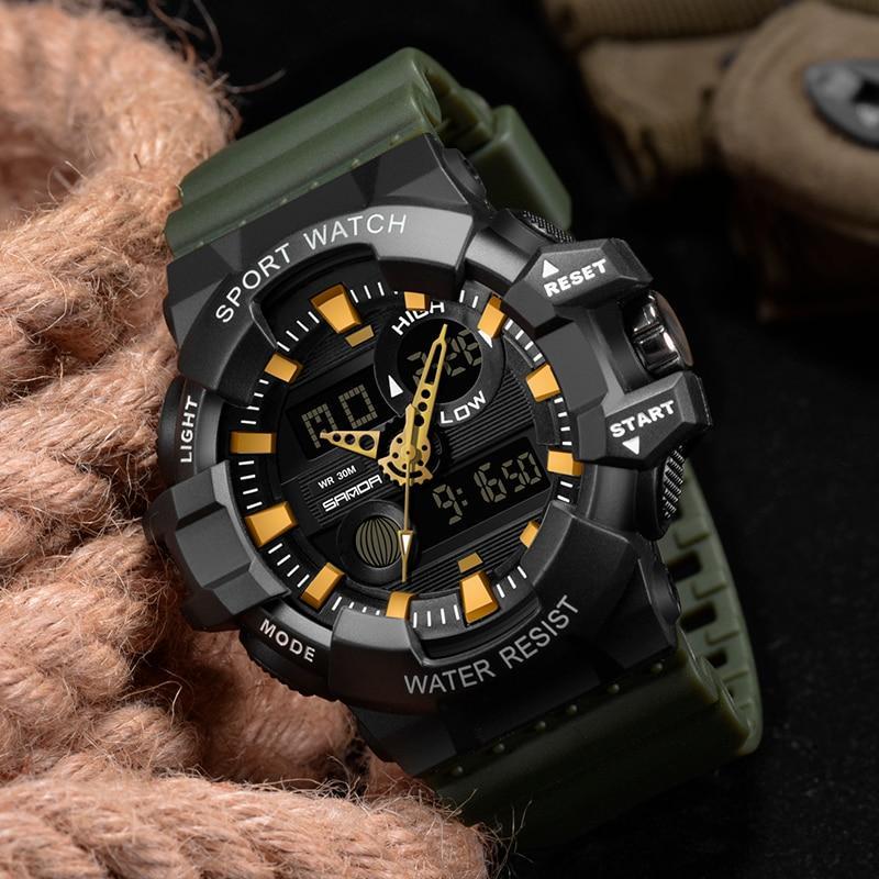 Luxury Led Plus Analog Digital Military Quartz Watch For Men And Women-FunkyTradition