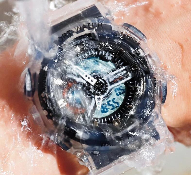 New Stylish Transparent Multi Colour Sports Watches For Men And Women-FunkyTradition