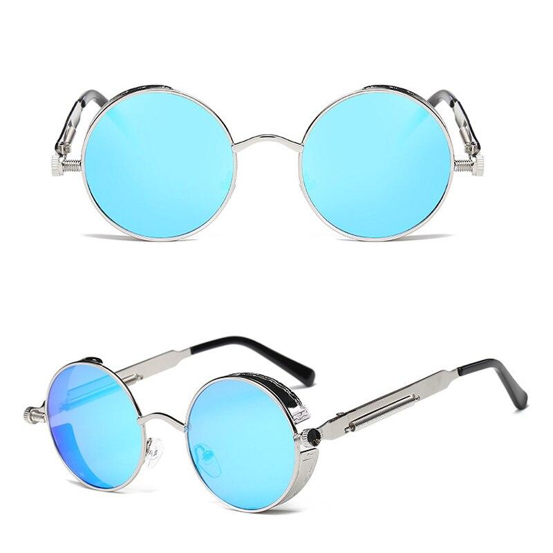New Stylish Round Metal Frame Sunglasses For Men And Women -FunkyTradition