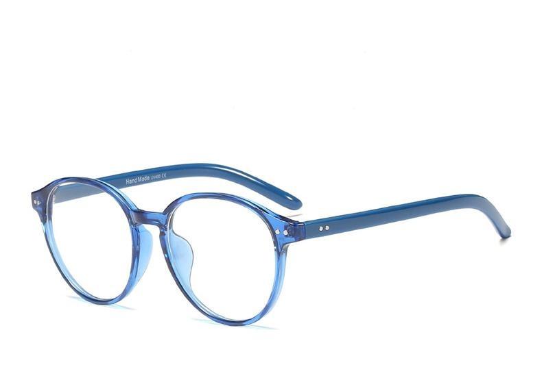 Round Glasses Transparent Retro Clear Computer Spectacle Frame Eyeglasses - FunkyTradition