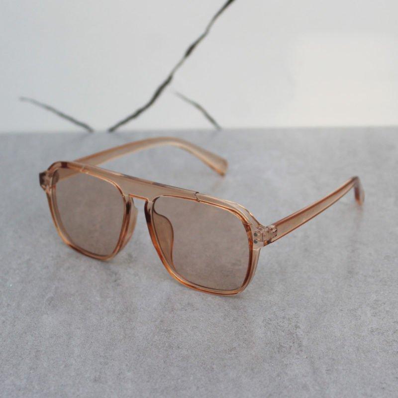 Stylish Square Fiber Frame Sunglasses For Men And Women-FunkyTradition