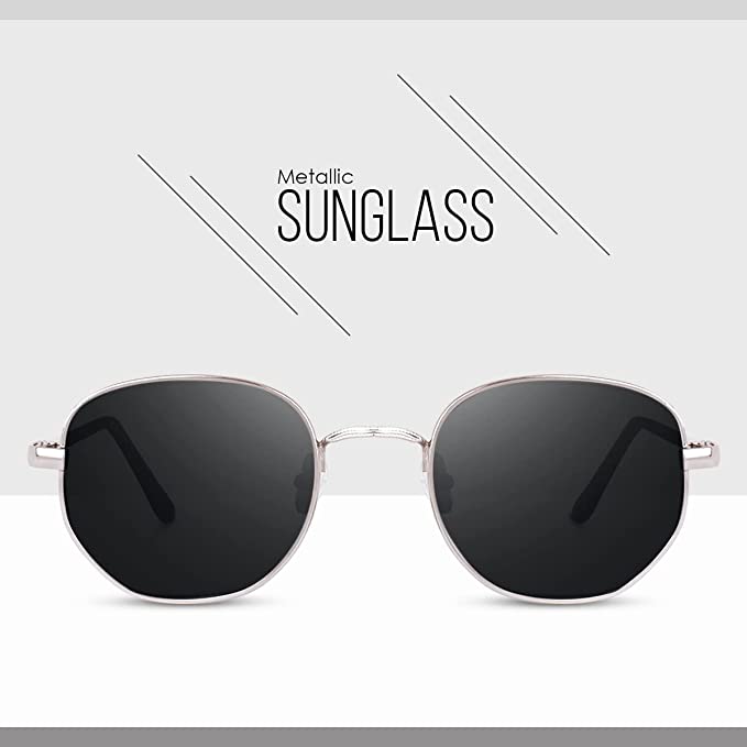 Latest Design Inspired By Srk Pathaan Hexagonal Sunglasses For Men And Women-FunkyTradition