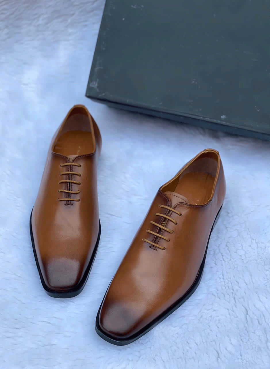 New Laces Design Premium Quality Leather Formal Shoes For Men - FunkyTradition