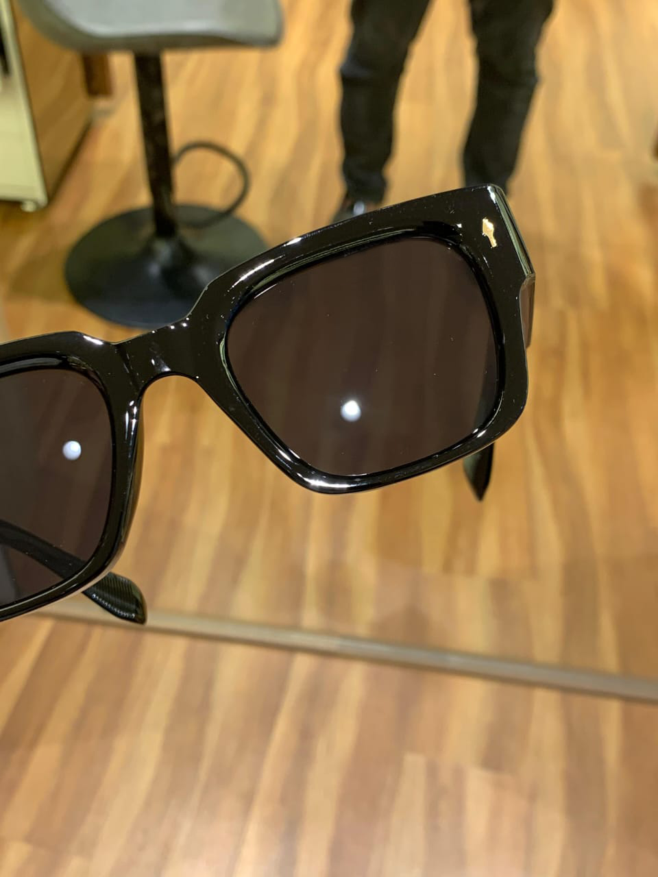 Bobby Deol Inspired Black Square Sunglasses – Premium Luxury Unisex Eyewear with UV Protection